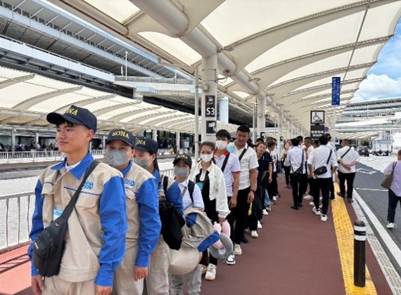入国時・空港迎え