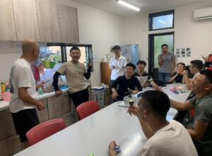 昼食後の一コマ